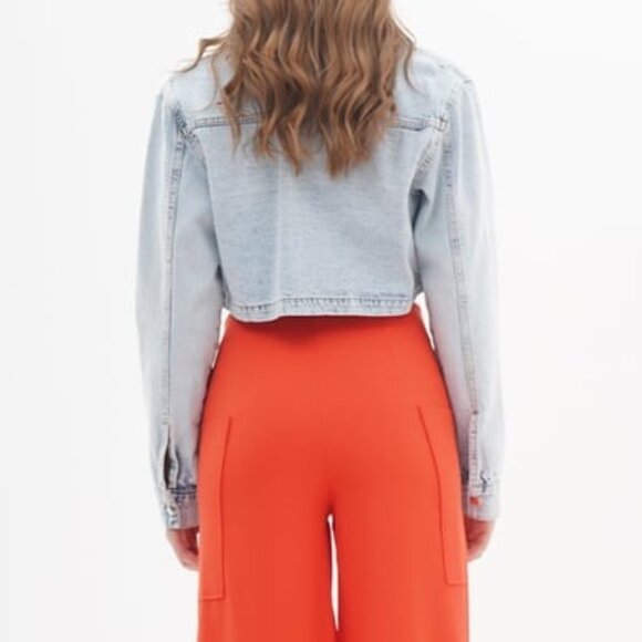 Carla Cropped Denim Jacket - Picture 3 of 3